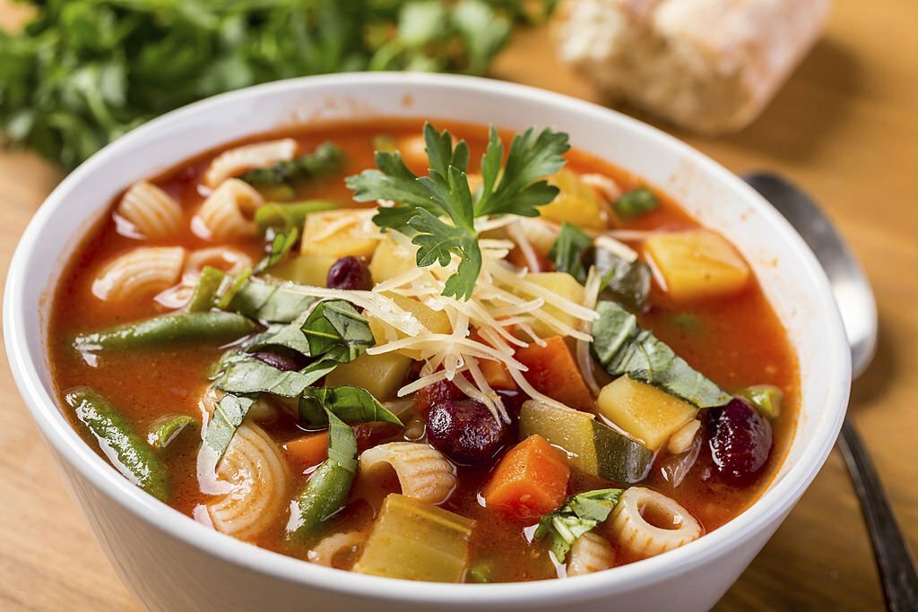 minestrone soup-20 busy day soup recipes