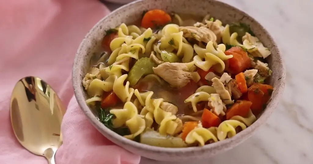 grandma's chicken noodles soup recipe