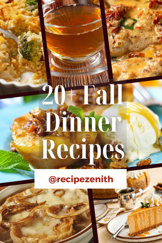 quick and easy fall dinner recipes
