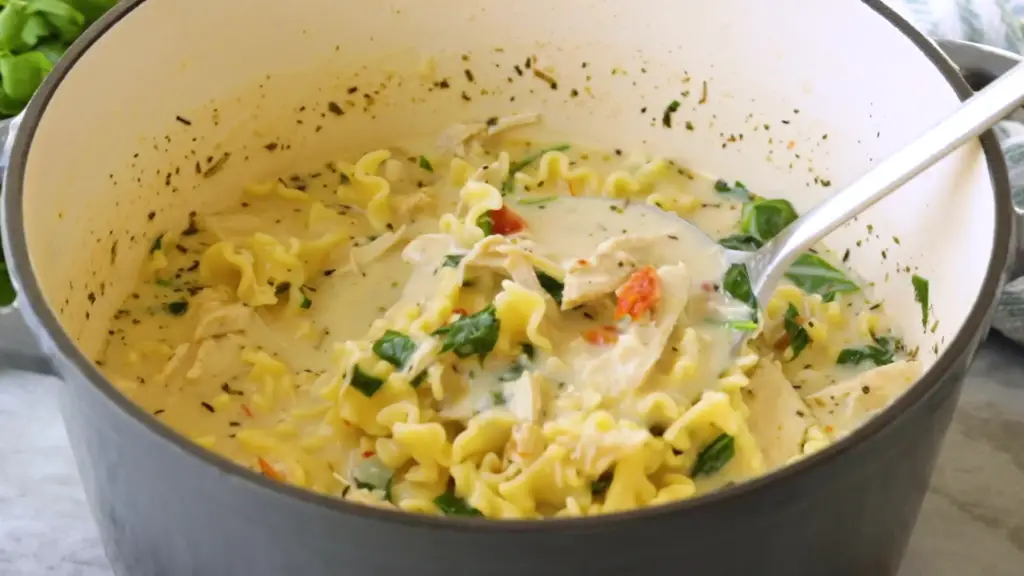 white chicken lasagna soup recipe recipezenith
