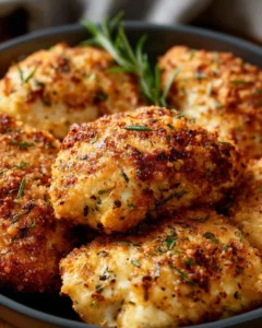 Juicy melt-in-your-mouth chicken breast served on a plate, garnished with herbs.