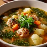 A flavorful plate of Slow Cooker Tuscan Chicken garnished with herbs