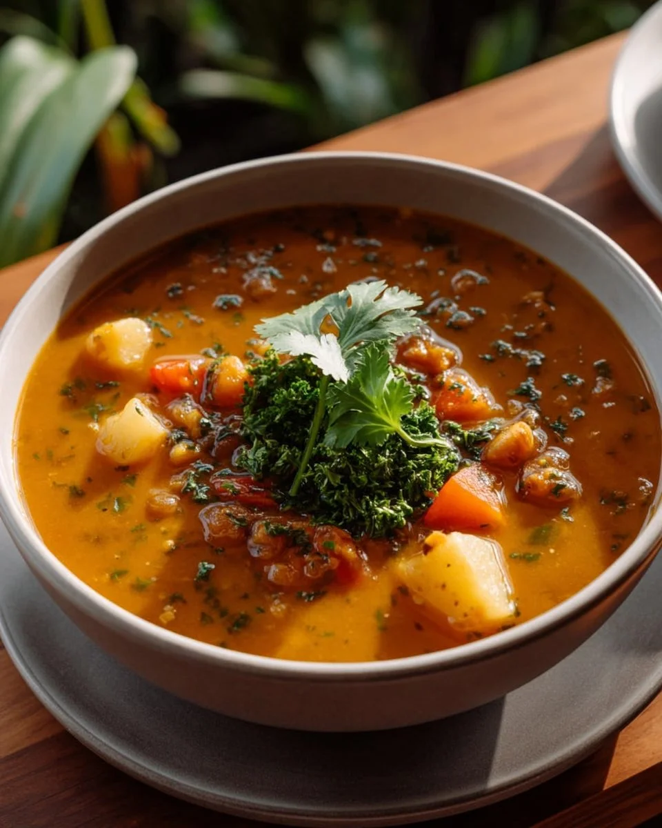 Delicious Slow Cooker Tuscan Chicken with herbs and vegetables