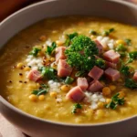 Delicious Slow Cooker Tuscan Chicken served with herbs and vegetables.