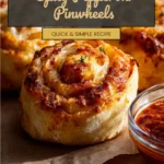 Delicious spicy pepperoni pinwheels served as a tasty appetizer.