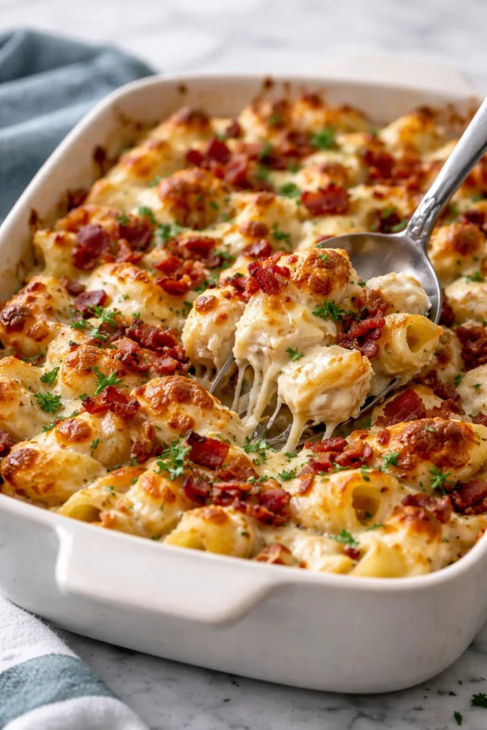 Delicious Crazy Good Casserole recipe ready to serve.