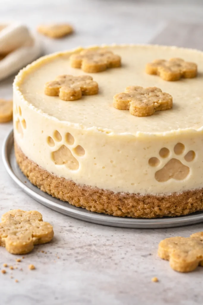 Homemade cheesecake recipe suitable for dogs
