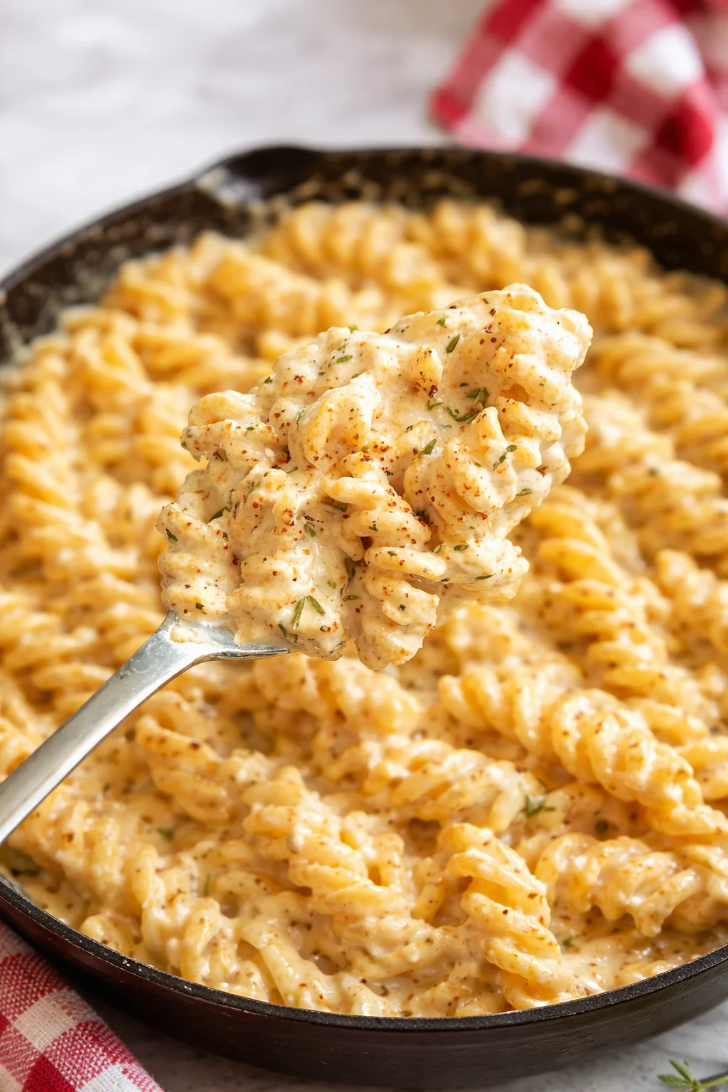 Creamy cottage cheese pasta sauce enriched with protein for delicious meals