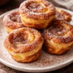 Cinnamon Sugar French Toast Muffins fresh out of the oven