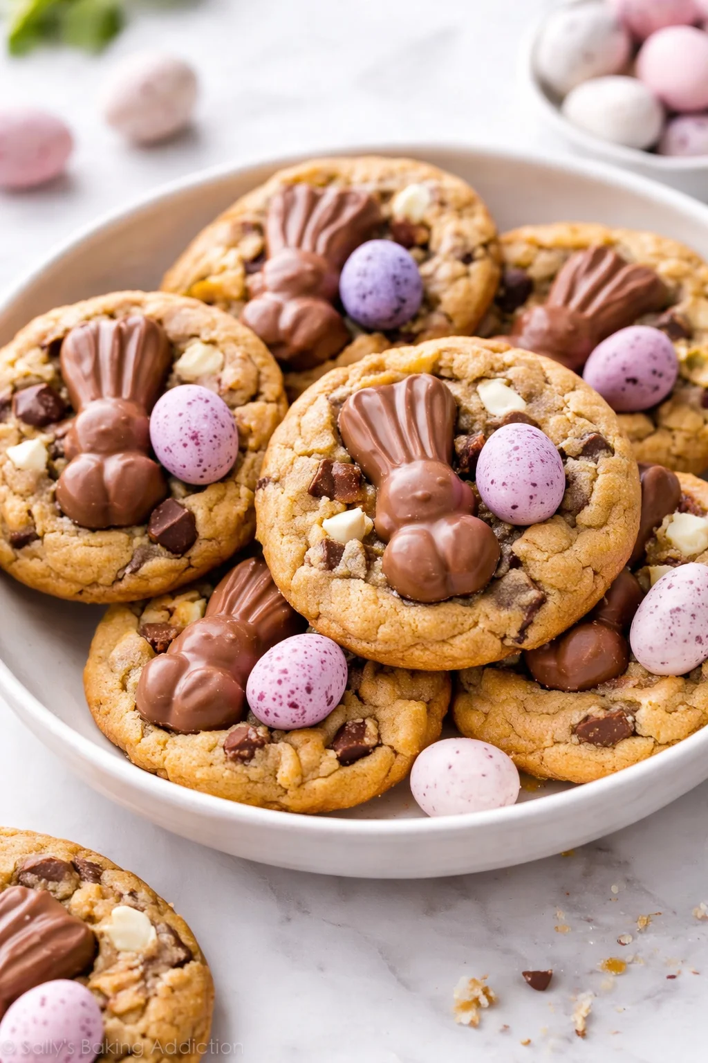 Deliciously decorated Easter Chocolate Cookies with vibrant colors and festive designs.