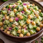 Fresh Lemon Greek Salad featuring vibrant vegetables and zesty lemon dressing.