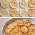 Delicious and healthy Chickpea Chips in a rustic bowl, perfect for snacking.