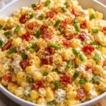 Delicious Crack Corn Salad featuring fresh corn and vibrant ingredients