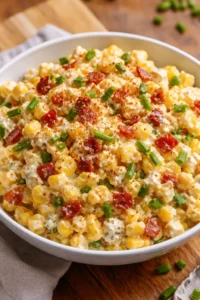 Delicious Crack Corn Salad featuring fresh corn and vibrant ingredients