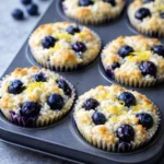 Blueberry and Lemon Zest Cottage Cheese Bites served on a platter