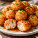 Crispy Crab Rangoon Bombs filled with crab and cream cheese
