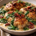 Easy creamy Marry Me Chicken recipe with a rich sauce and succulent chicken.